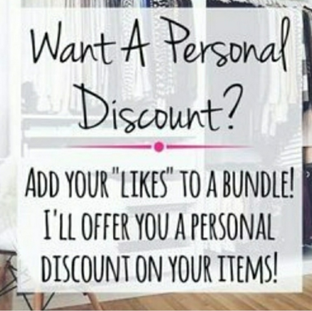 Add your likes to a bundle for a personal offer!
